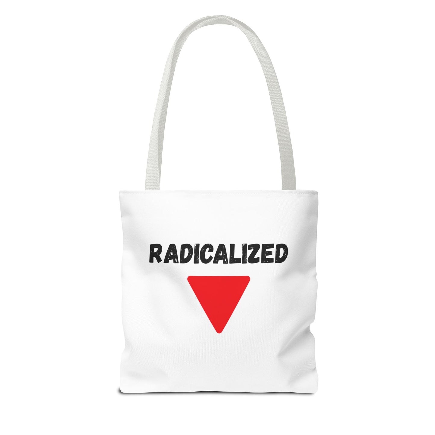 Radicalized Red Triangle Tote Bag