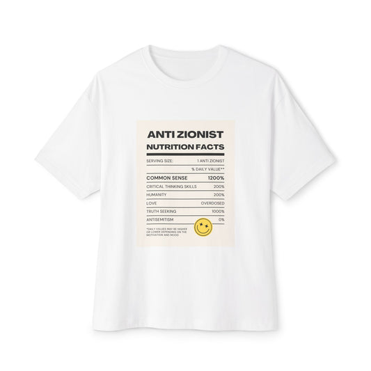 Anti Zi0 Unisex Oversized Boxy Tee