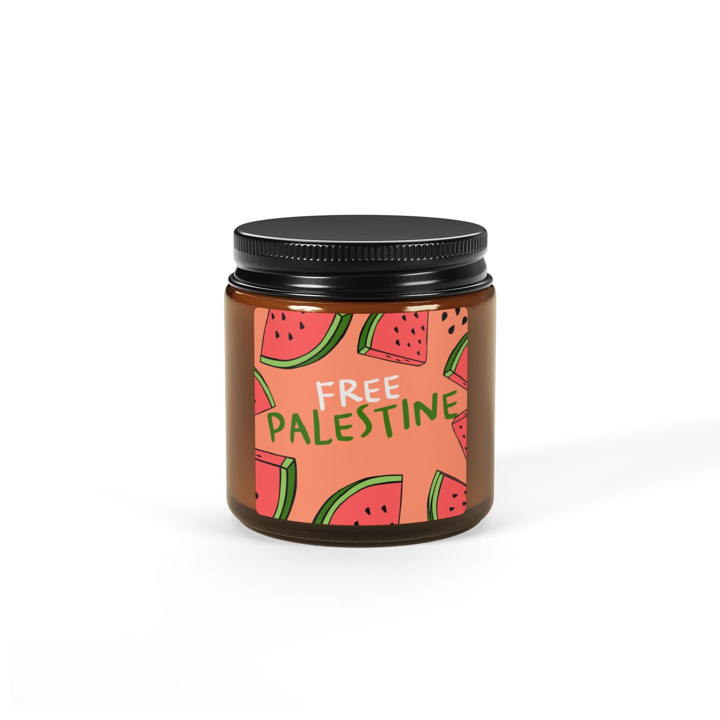 Scented Soy Candle (Multi-Size, Amber Jar)