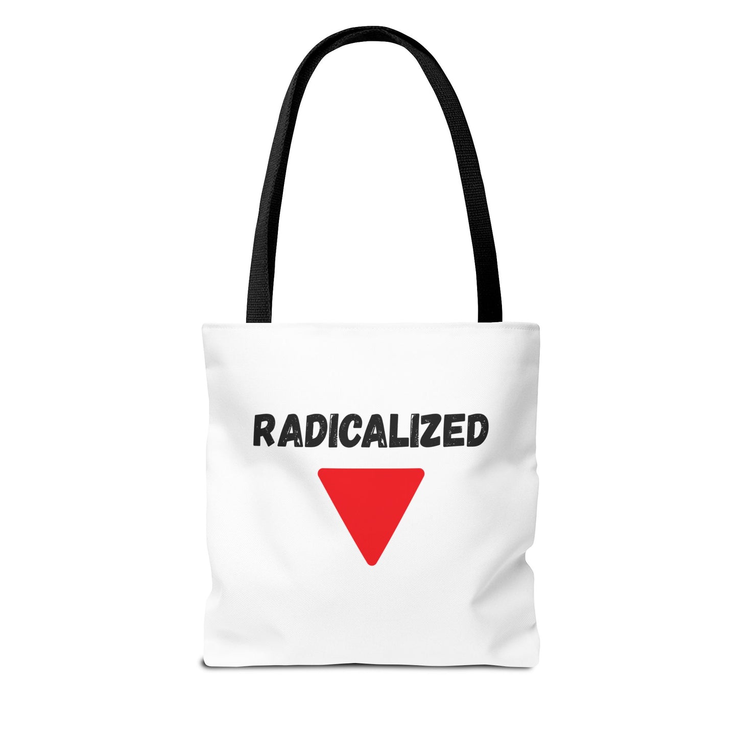 Radicalized Red Triangle Tote Bag