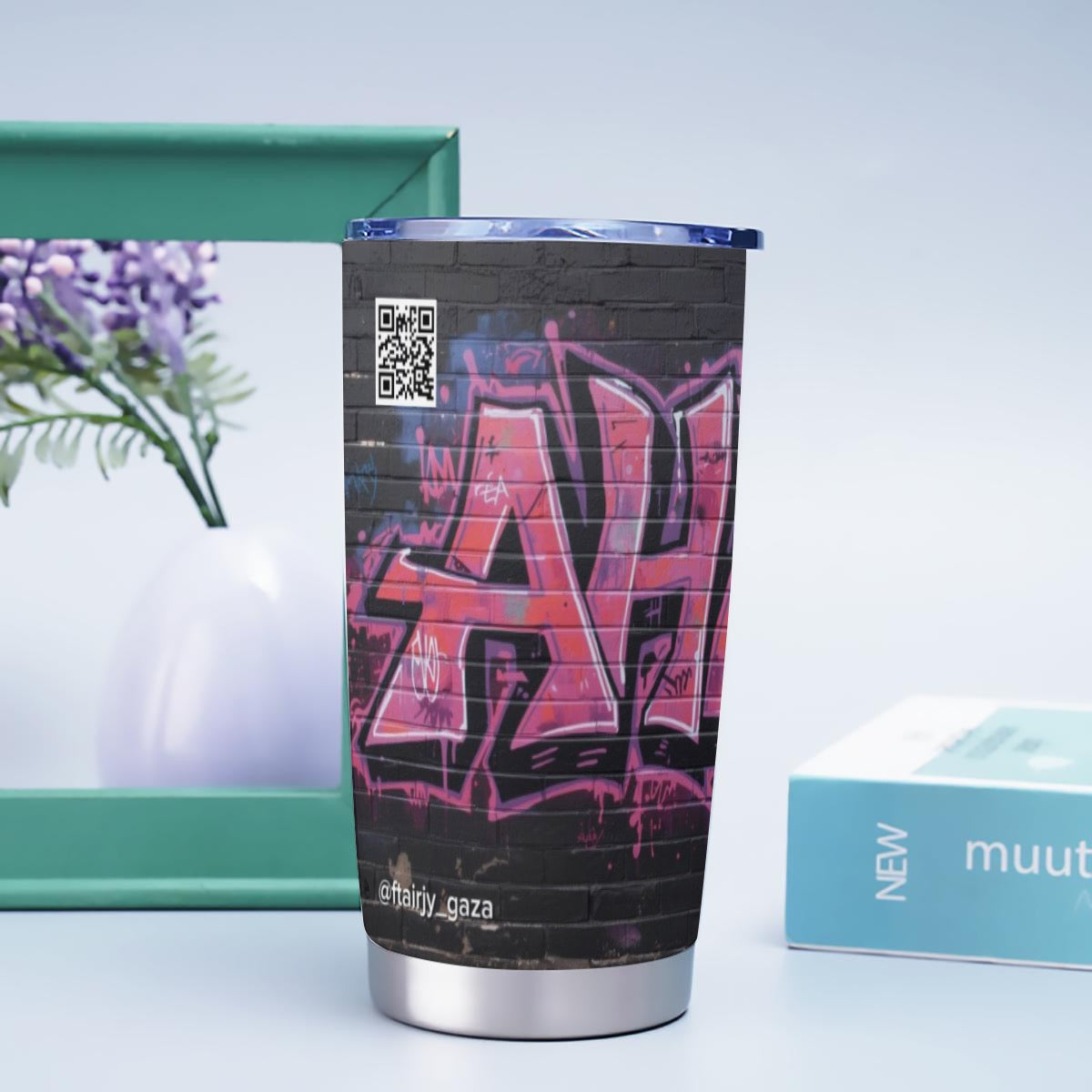 Custom 20OZ Tumbler for @ftairjy_gaza