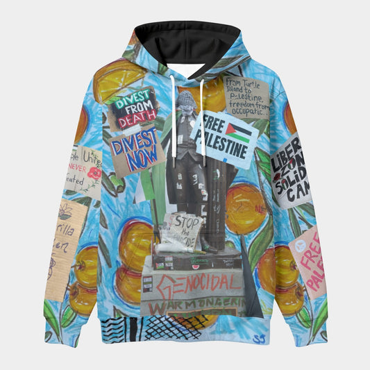 All-Over Print Men's Pullover Hoodie for @Ftairjy_gaza