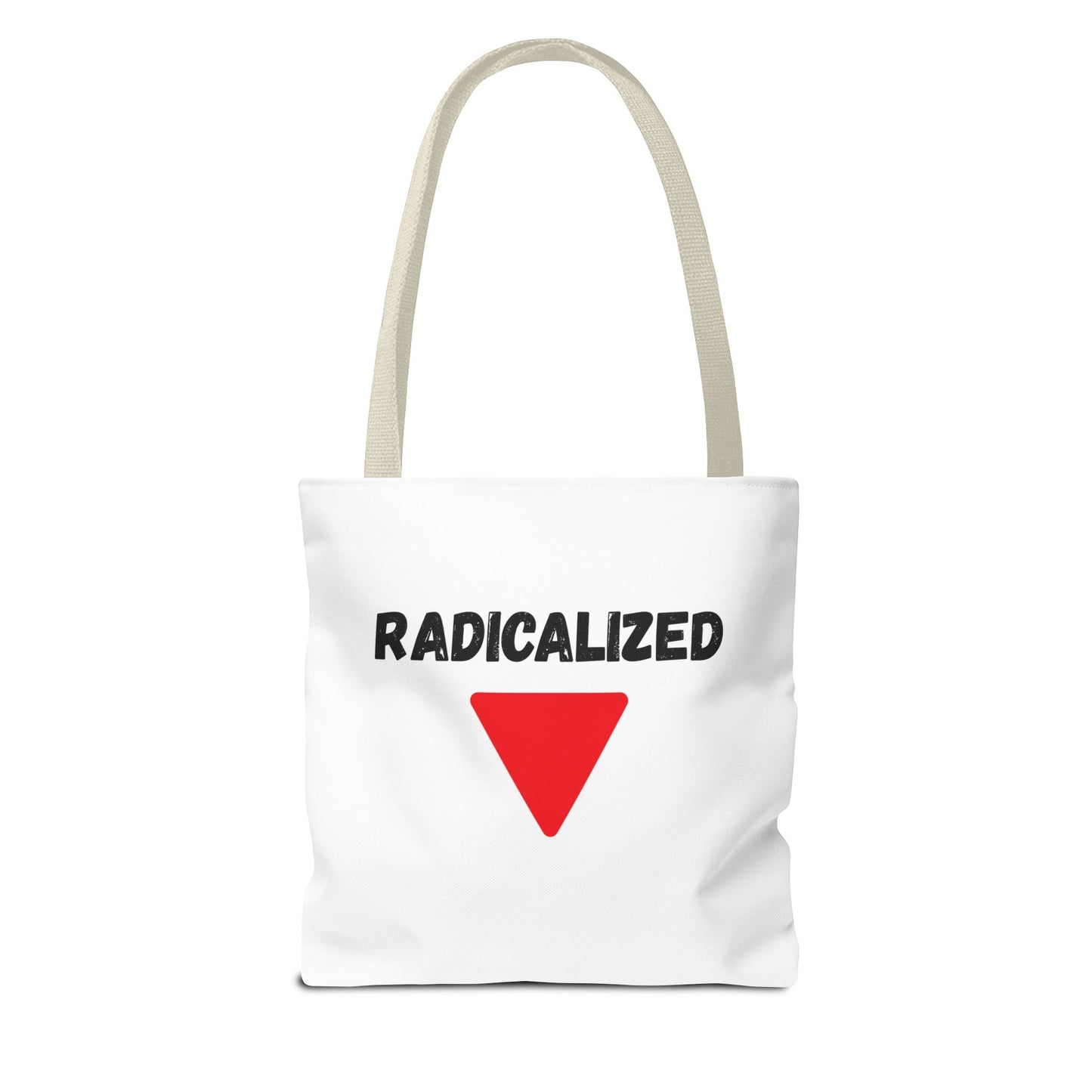Radicalized Red Triangle Tote Bag