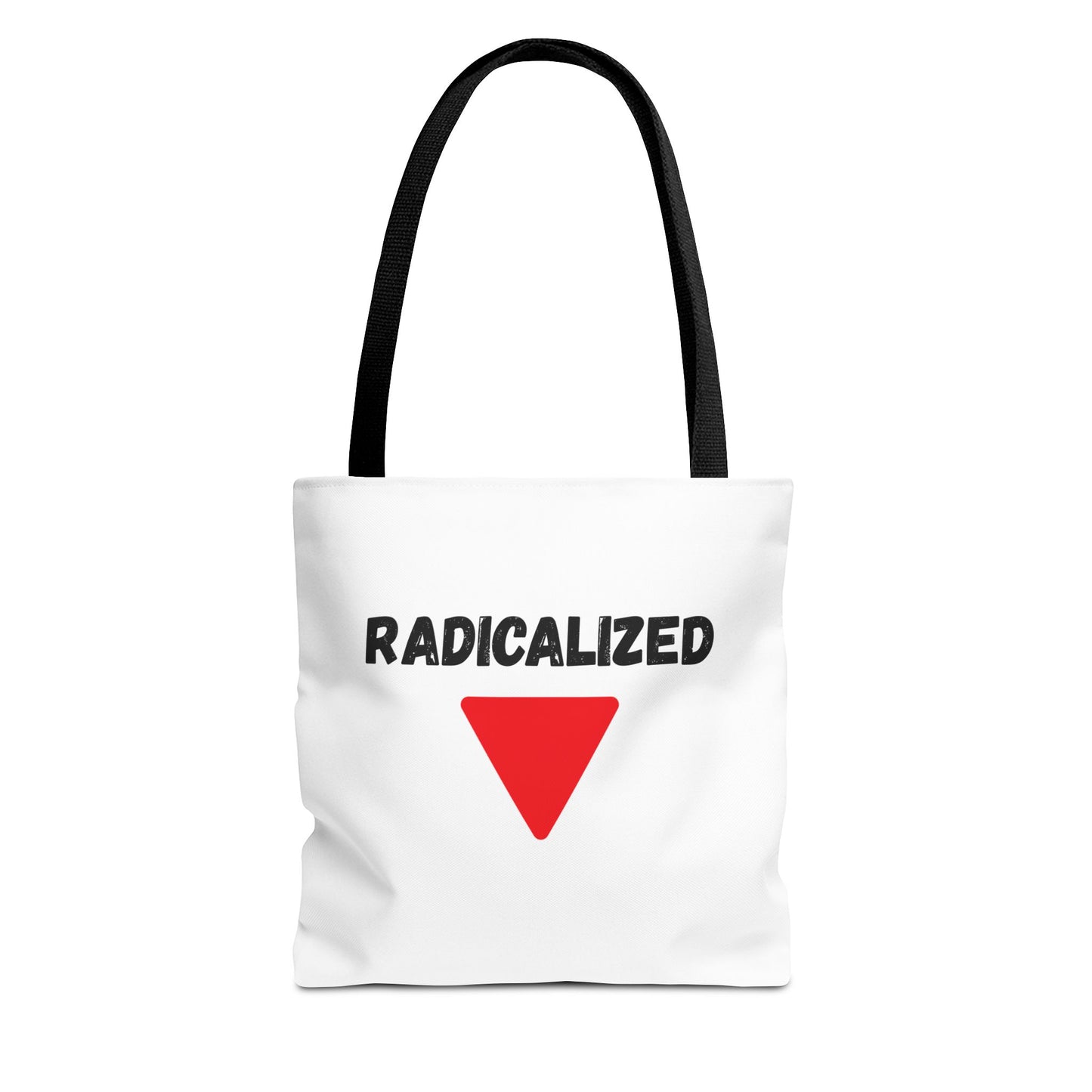 Radicalized Red Triangle Tote Bag