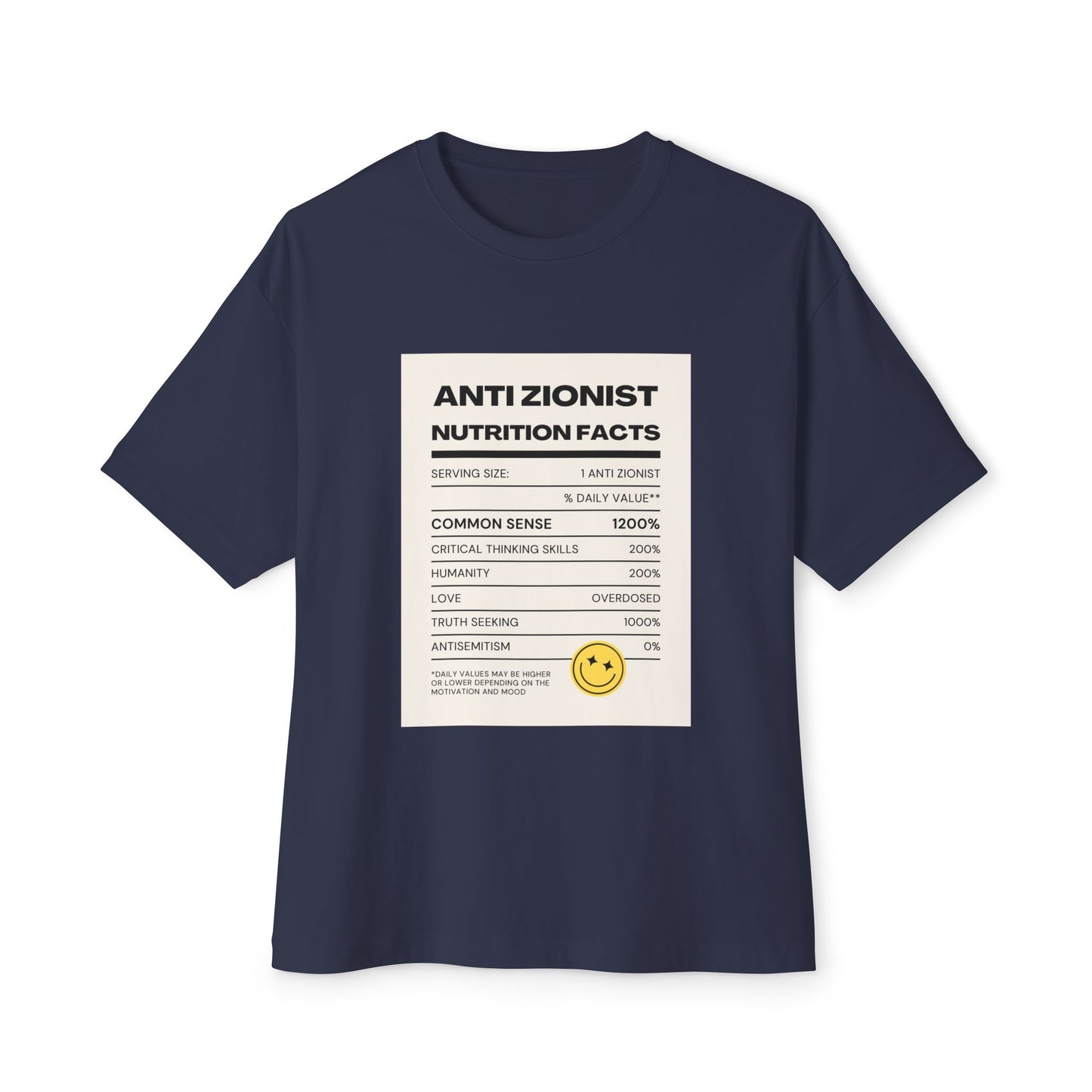 Anti Zi0 Unisex Oversized Boxy Tee
