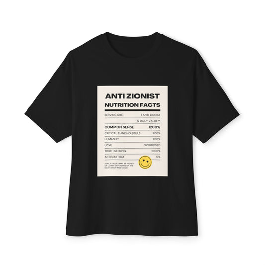 Anti Zi0 Unisex Oversized Boxy Tee