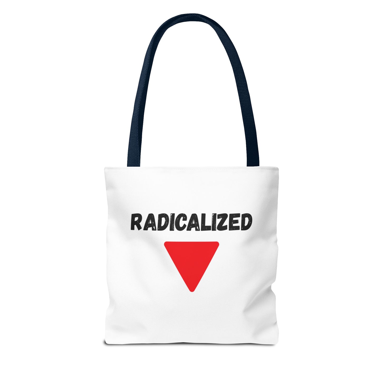Radicalized Red Triangle Tote Bag